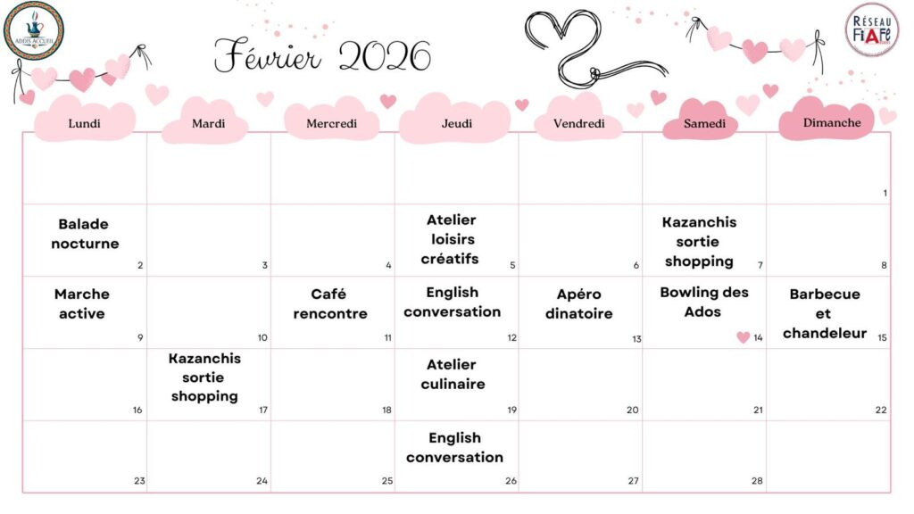 Planning Février 2026